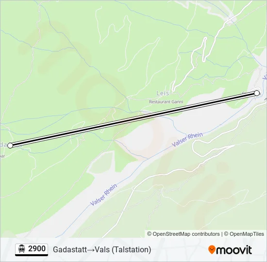 2900 Cable Car Line Map