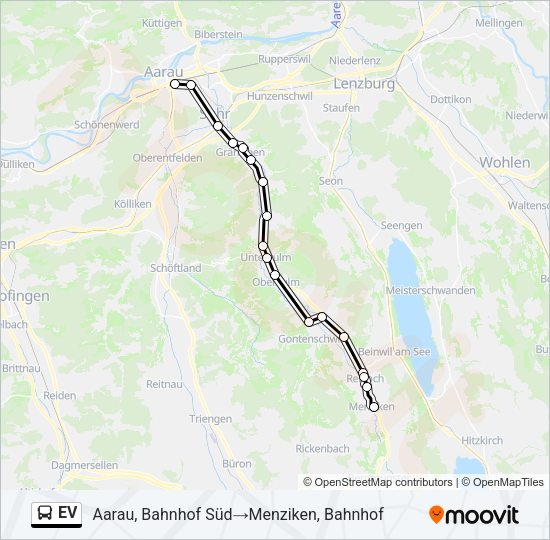 EV Bus Line Map
