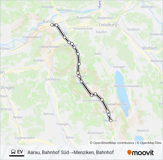 EV Bus Line Map