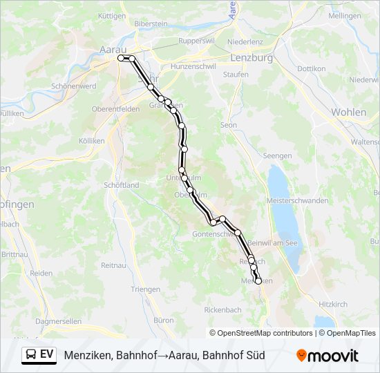 EV Bus Line Map