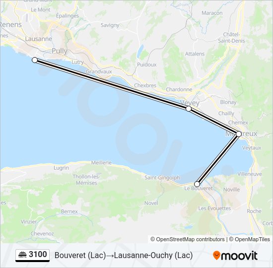 3100 Ferry Line Map