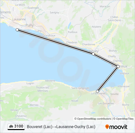 3100 Ferry Line Map