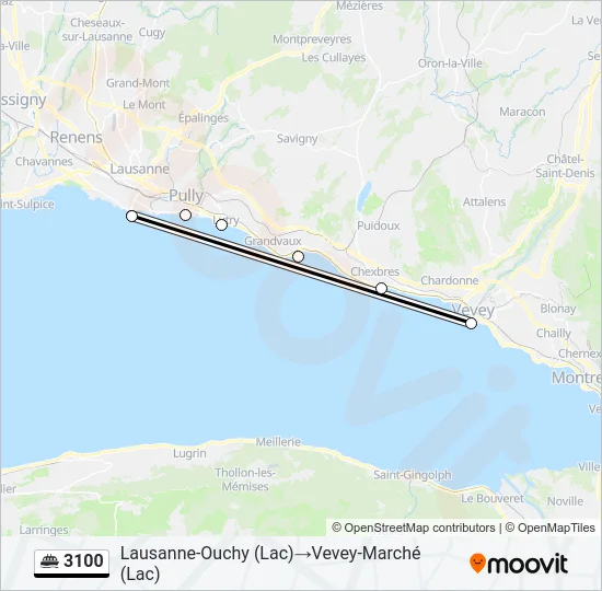 3100 Ferry Line Map