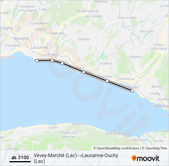 3100 Ferry Line Map
