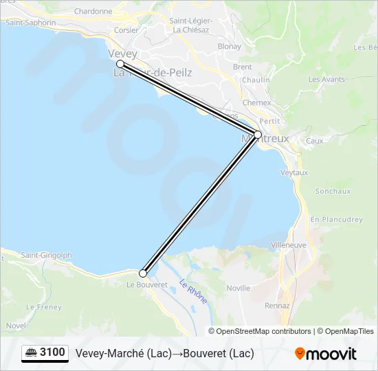 3100 Ferry Line Map