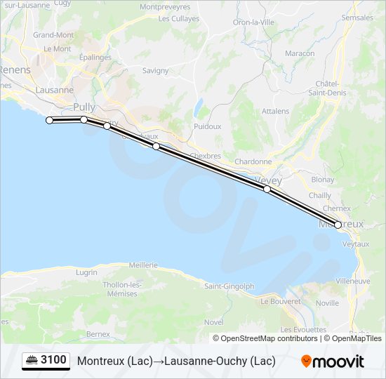 3100 Ferry Line Map