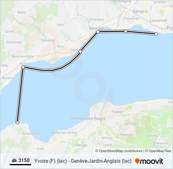 3150 ferry Line Map