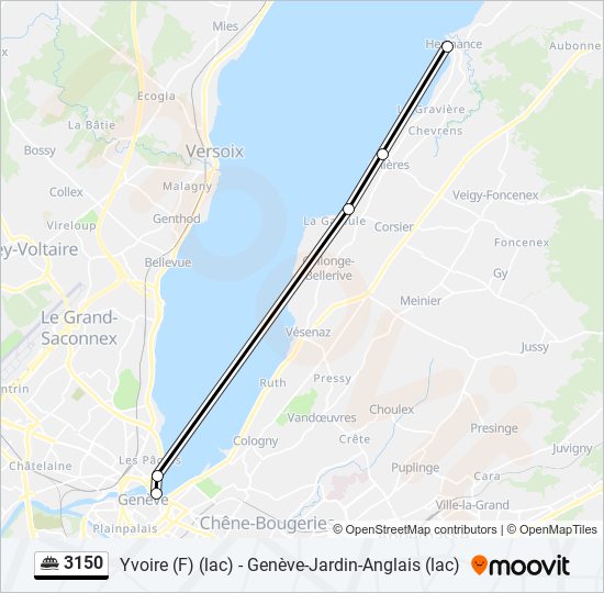 3150 ferry Line Map