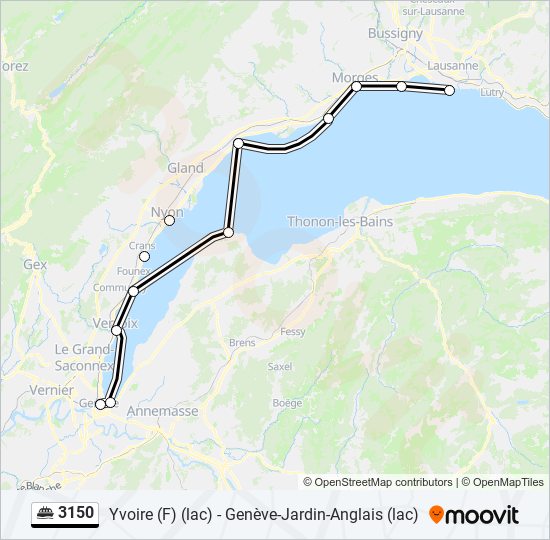 3150 ferry Line Map