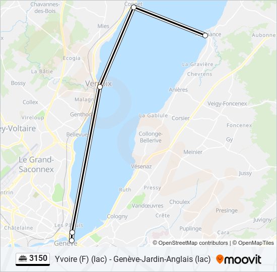 3150 ferry Line Map