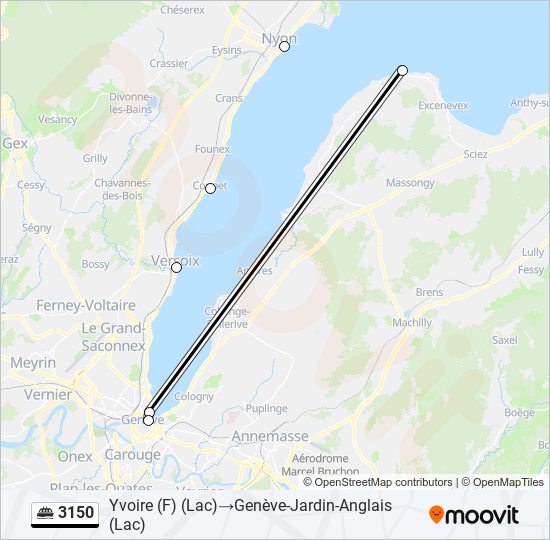 3150 ferry Line Map