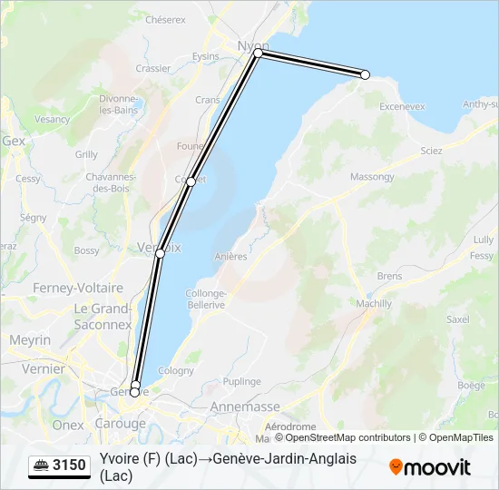 3150 Ferry Line Map