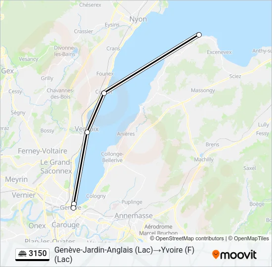 3150 Ferry Line Map