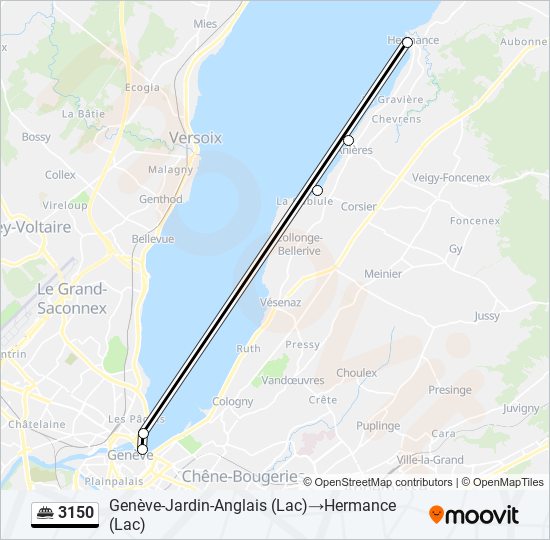 3150 ferry Line Map