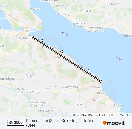 3800 Ferry Line Map