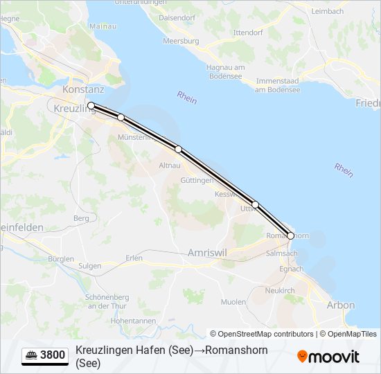 3800 Ferry Line Map
