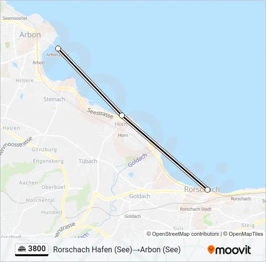 3800 Ferry Line Map