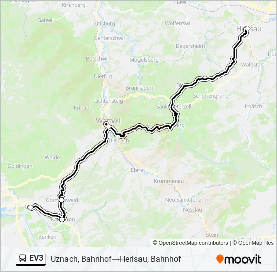 EV3 Bus Line Map