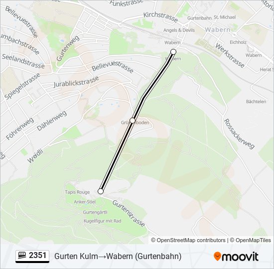 2351 Funicular Line Map