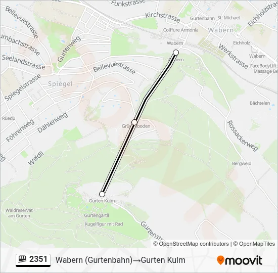 2351 Funicular Line Map