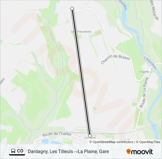 CO Bus Line Map