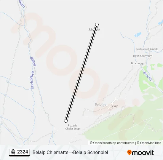 2324 Cable Car Line Map