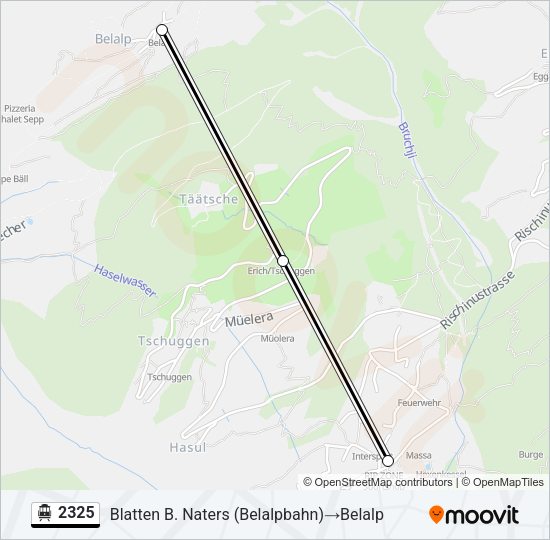 Seilbahnlinie 2325 Karte