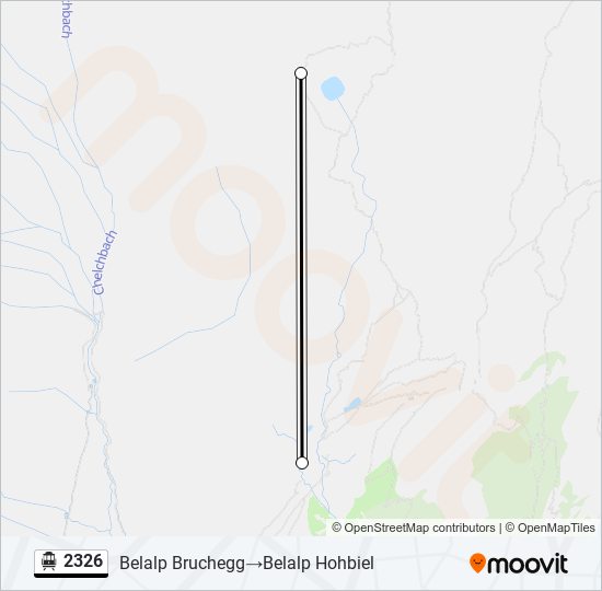 2326 Cable Car Line Map