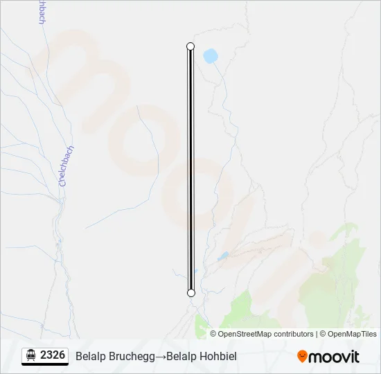 2326 Cable Car Line Map