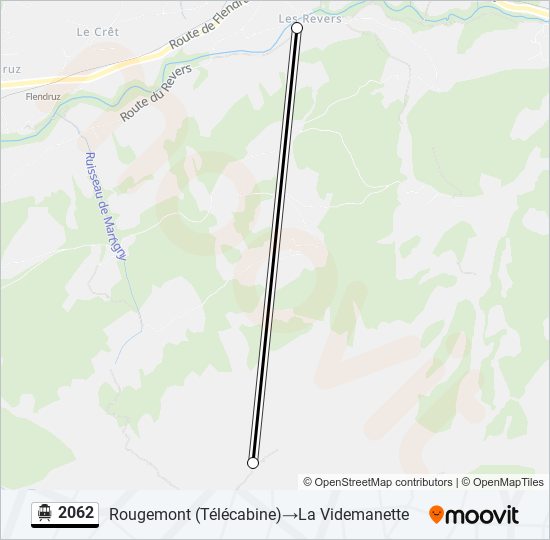 2062 Cable Car Line Map