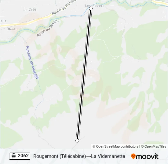 2062 Cable Car Line Map