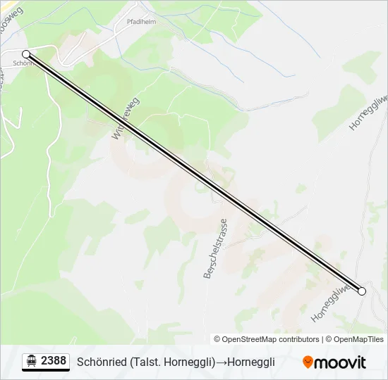 2388 Cable Car Line Map