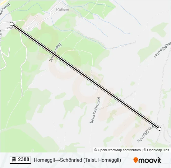 2388 Cable Car Line Map