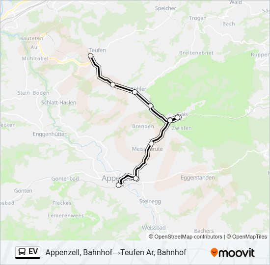EV Bus Line Map