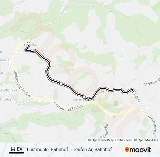 EV Bus Line Map