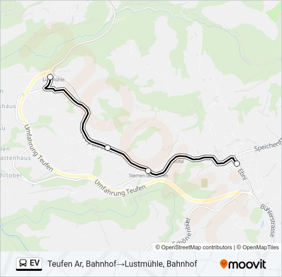 EV Bus Line Map