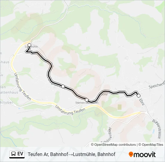 EV Bus Line Map