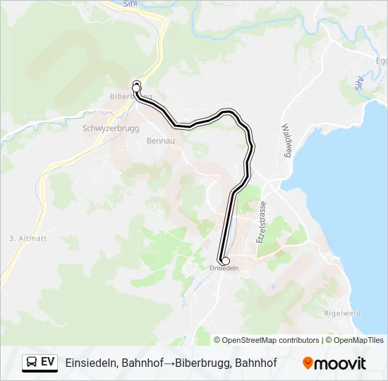 EV Bus Line Map
