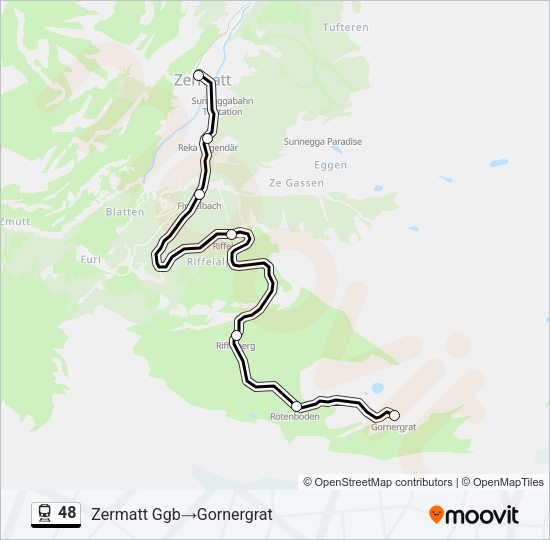 48 Train Line Map