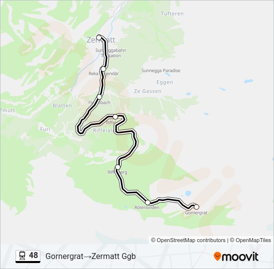 48 Train Line Map
