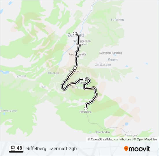 48 Train Line Map