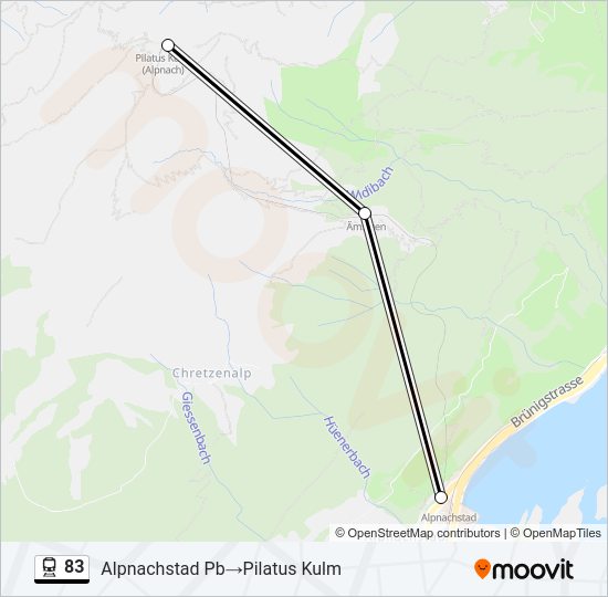 83 Train Line Map