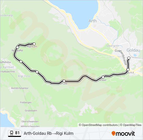 81 Train Line Map