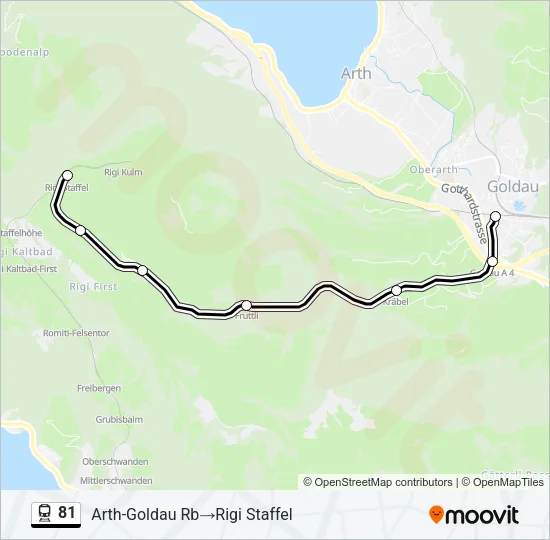81 Train Line Map