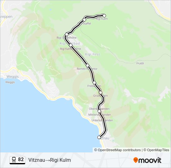 82 Train Line Map