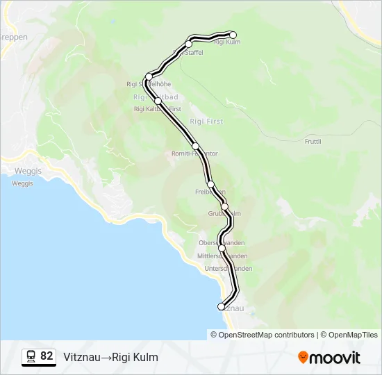 82 Train Line Map