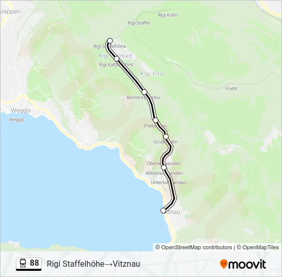 88 Train Line Map