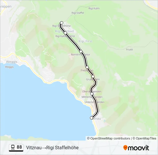 88 Train Line Map
