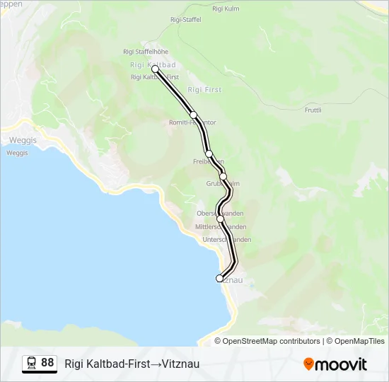 88 Train Line Map