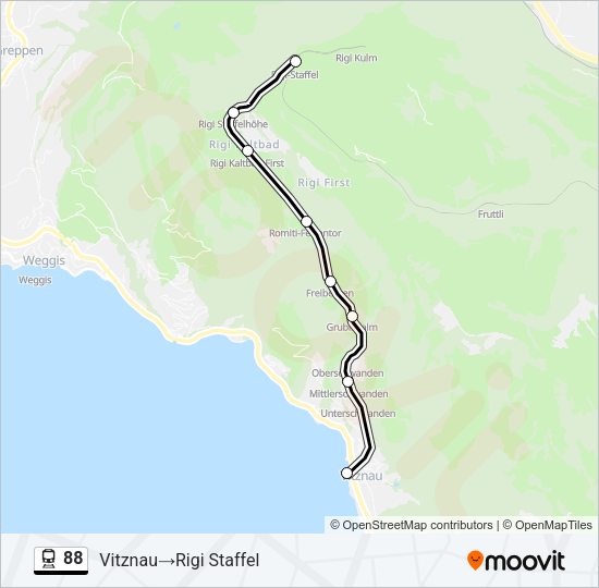 88 Train Line Map